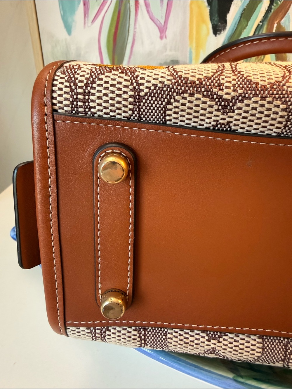 Coach Disney X Coach Rogue 25 In Signature Textile Jacquard With Mickey Mouse - Picture 10 of 16